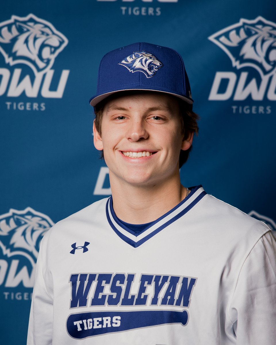 dwusports's tweet photo. 💣  DWU TIGER HOME RUN 💣

In his first career start and already having collected his first collegiate hit, Landon Ruesink adds to his historic day with his first collegiate home run to tie things up at 3-3 in the sixth! @DWUBaseball 
#BleedBlue https://t.co/Y8ptpZ5KJG