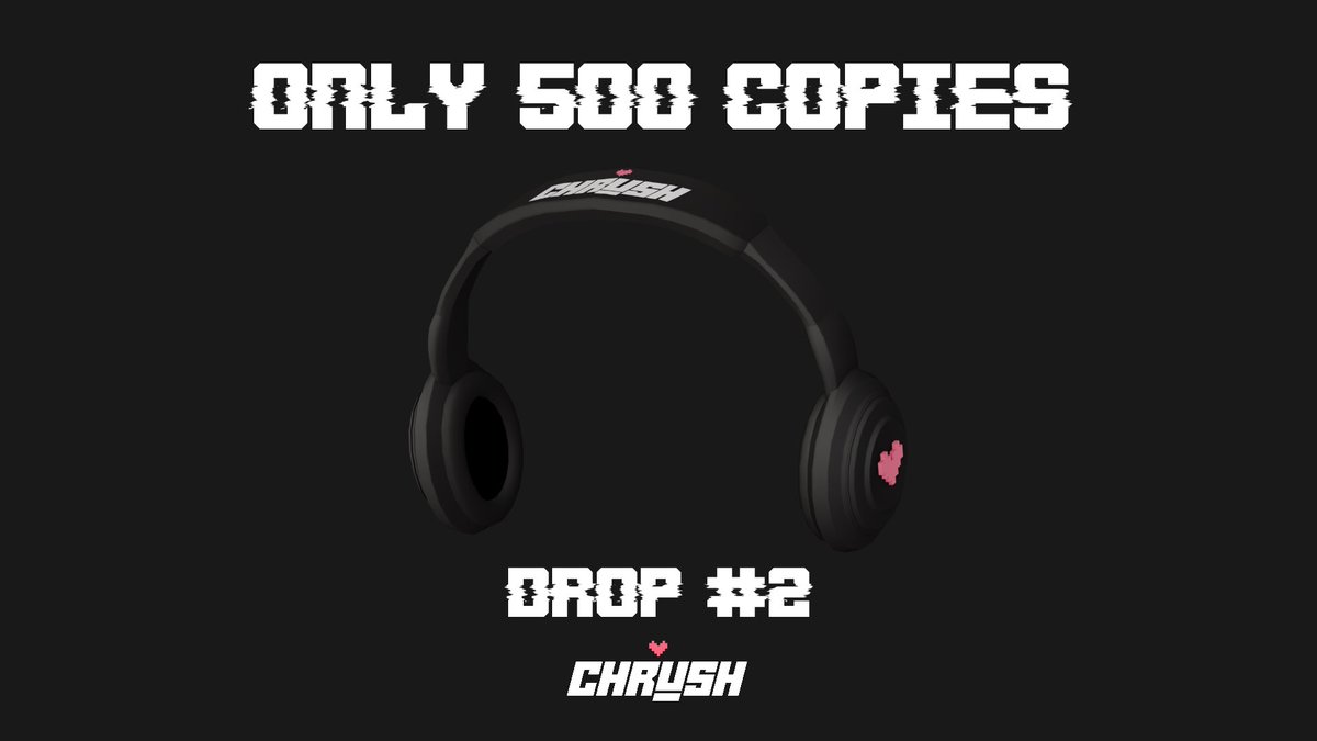 CHRUSH on Twitter "THE CHRUSH HEADPHONES CAN NOW BE RESOLD. LINKS