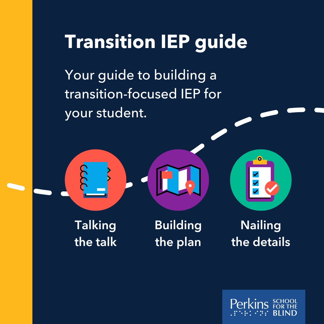 PerkinsVision's tweet image. Our new #TransitionPlanning Resource Center has curated content and expert insight into #PostSecondaryTransition for parents, students and #TVIs to help whether a student with #Disabilities is moving into community, college or career.
Check it out at Perkins.org/Transition.