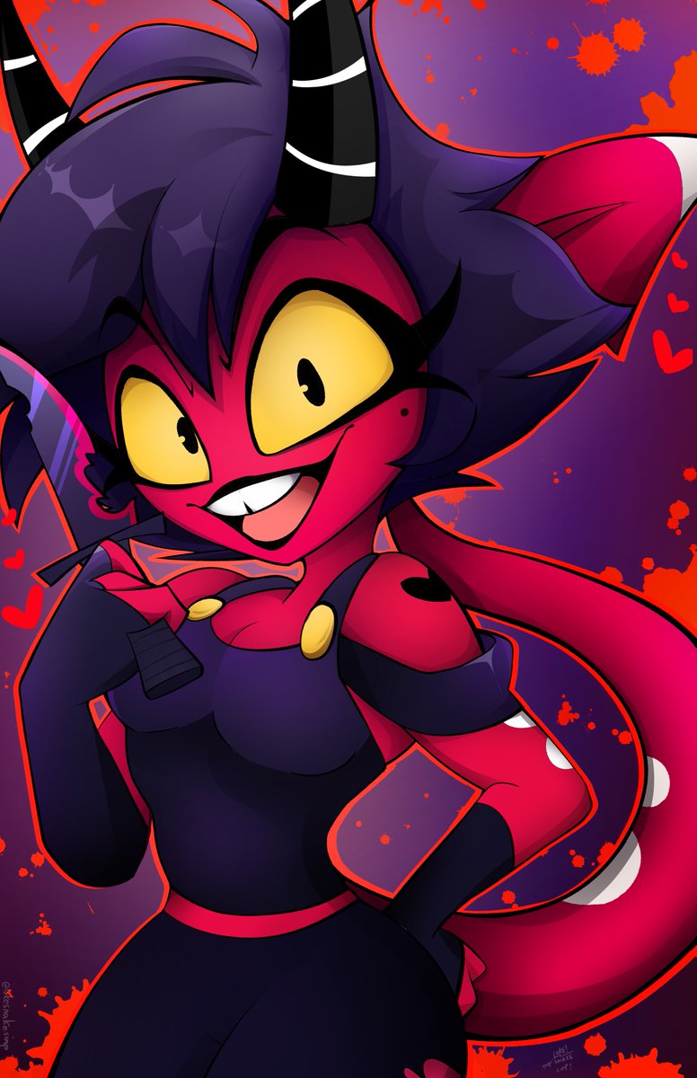 lukesnakesimp's tweet image. ❣️🔪- MILLIE -🔪❣️

#HelluvaBoss #HelluvaBossFanart #Millie