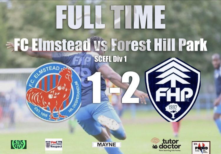 A well deserved <a href="/SCEFLeague/">Presence & Co. SCEFL League</a> away win against play off hopefuls <a href="/FElmstead/">FC Elmstead</a> secured the vital 3 points. 

FHP dominated the 1st half that ended with a 2 goal lead for the visitors.

The contrasted 2nd half saw the hosts  apply pressure &amp; scored a questionable penalty.  

FT:  1-2