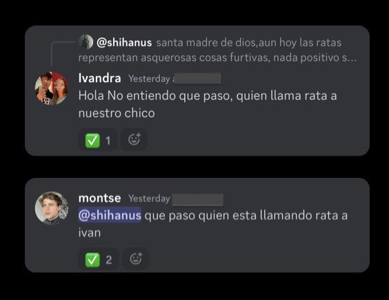 LaVerdadMTFans's tweet photo. Llamar rata a alguien es y será siempre un insulto y no una broma

Si tú, como fan, insultas a tu favorito y dices que parece una rata, entonces no eres fan de tu favorito.

(Estoy de acuerdo con los comentarios) https://t.co/IhYRRSIcXF