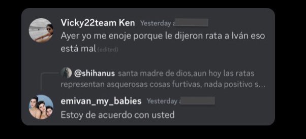 LaVerdadMTFans's tweet photo. Llamar rata a alguien es y será siempre un insulto y no una broma

Si tú, como fan, insultas a tu favorito y dices que parece una rata, entonces no eres fan de tu favorito.

(Estoy de acuerdo con los comentarios) https://t.co/IhYRRSIcXF