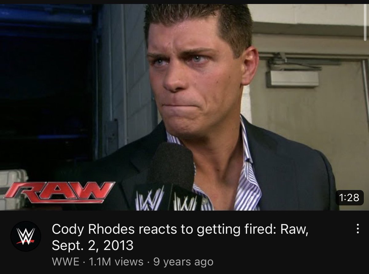 A Kenny For Your Thoughts on Twitter "WHY DOES THIS CODY RHODES VIDEO KEEP GETTING