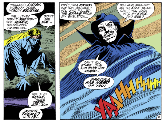 MarvelADay's tweet photo. #MarvelADay #ToD3 Dracula needs a Renfield and that is YOU Clifton Graves. Prepare for a fate far worse than death as a slave to the Lord of the Undead! - mcm https://t.co/6p1Bz5axgH