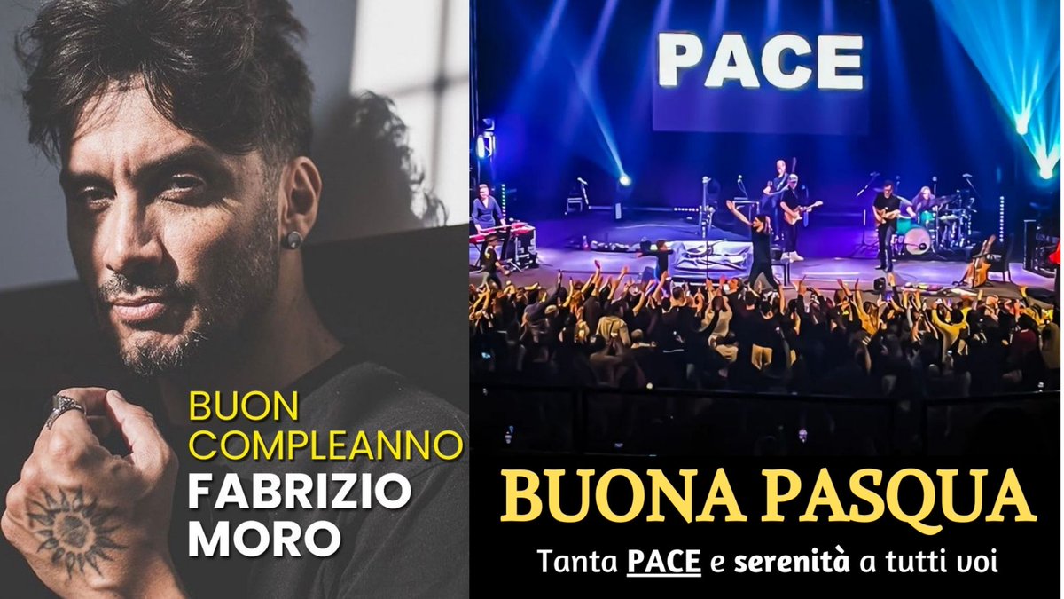 FabrizioMoroPag's tweet photo. #9Aprile, è doppia festa! 🐣🎂

Buona #Pasqua a tutti! Buon #compleanno Fab!

@FabrizioMoroOff + 48 https://t.co/l94r24EUBE