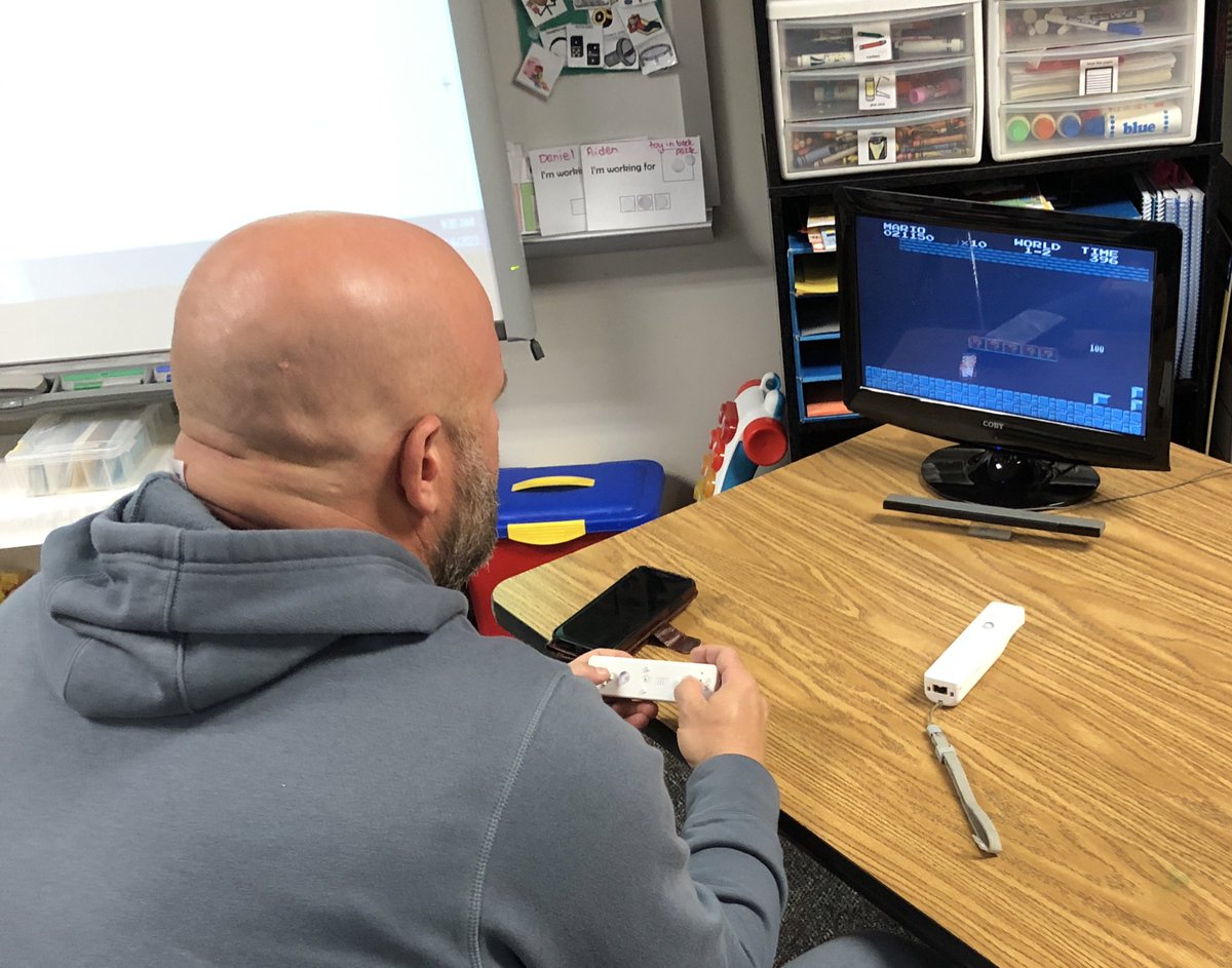 Garrett_TES's tweet photo. Even our staff had a little fun with our Mario unit extension… making real life connections and modeling!

 #LoveLaughterLearningInTISD #LeadingWithLiteracy
@TomballISD, @TStudentSupport, @gibby1112, @nannewt, @BurchTawnya @TISDTES https://t.co/g55Rodix9L