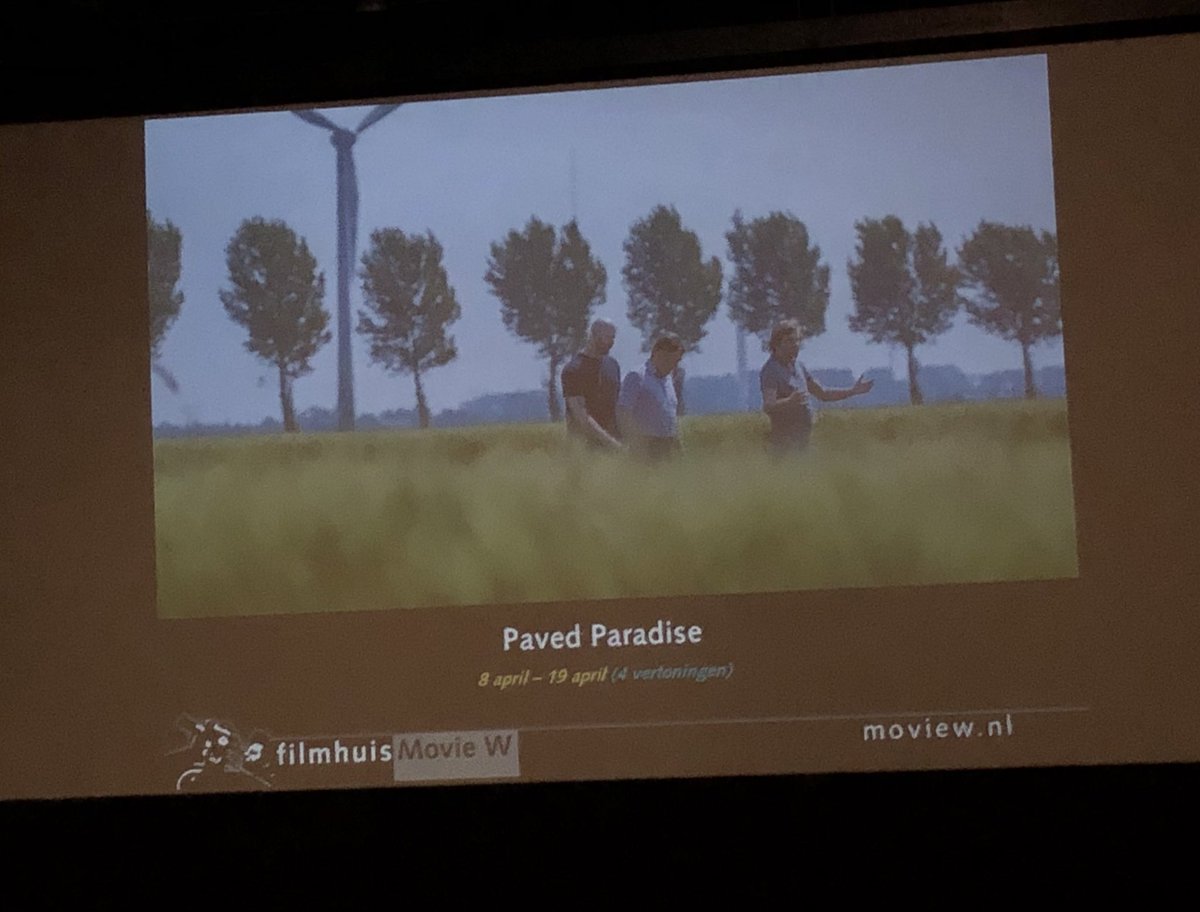 terryvanloon's tweet photo. Vanavond Paved Paradise gezien in MovieW in Wageningen.
Mooi pleidooi voor #landsparing door @Hiddemhigh
Gaat dat zien ! https://t.co/4E1lo3J2sf