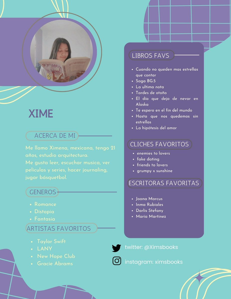 Hola soy nueva, llevo muy poco tiempo aquí pero me gustaría interactuar más acerca de libros o temas en común y llevarnos bien.🪻✨
#integracionbooktw #booktwt