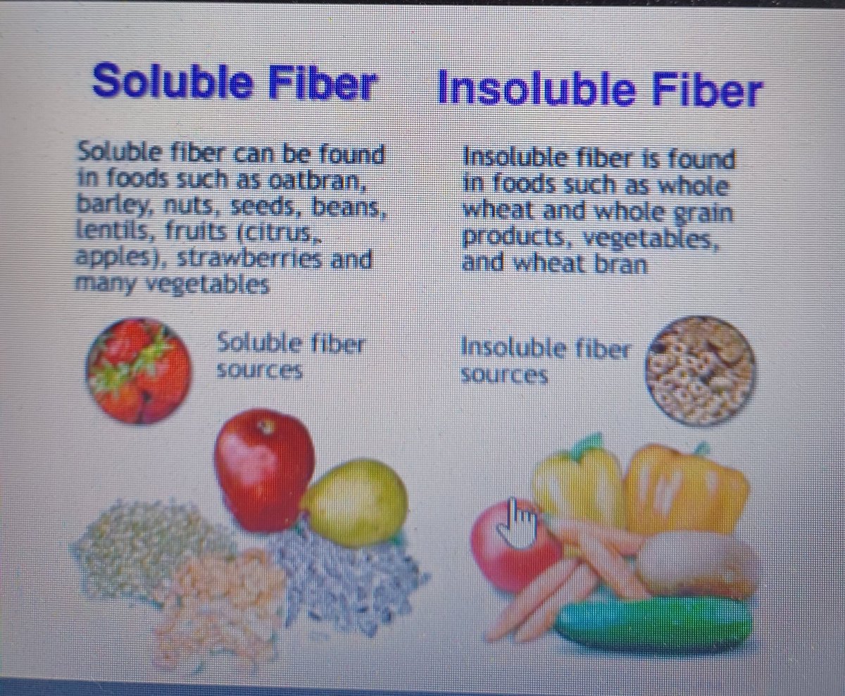 PurryEvely40076's tweet photo. #CHOLESTEROL Soluble Fiber will lower your cholesterol, Insoluble Fiber is also needed for #GoodHealthCare https://t.co/hCYYrL7lCu