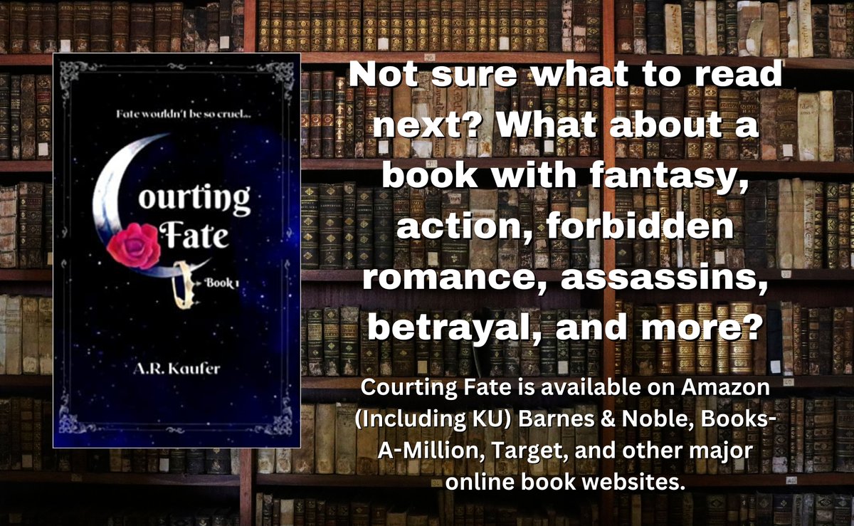 For #indieApril I recommend Courting Fate!

amazon.com/Courting-Fate-…