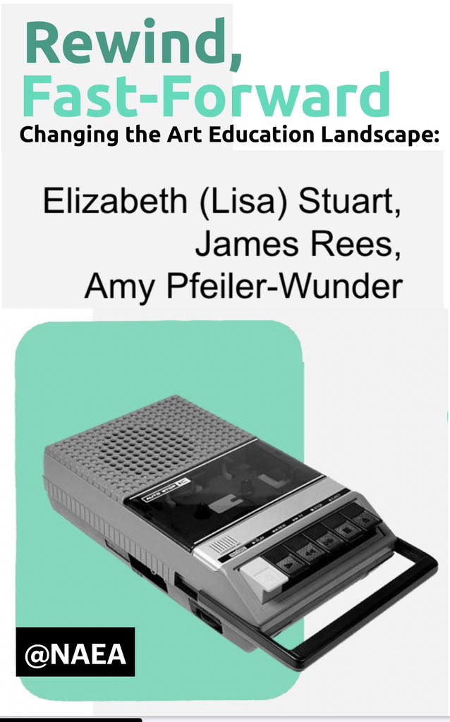 jamesreesart's tweet image. Changing the Art Education Landscape: Rewind, Fast-Forward @NAEA 
Join a panel of art educators across the art education spectrum as we discuss the evolving landscape of education in a time of flux regarding student needs, teacher preparation, research, and learning