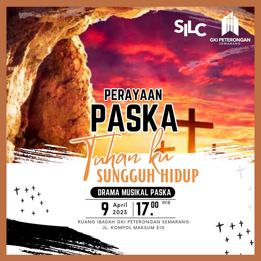 gkipeterongan's tweet photo. Kebangkitan Kristus membuktikan bahwa maut tidak lagi  berkuasa atas hidup kita. Iman, Pengharapan, serta kehidupan telah terbit melalui kebangkitan -Nya.

Mari kita bersama merayakan Pengharapan dalam Kebangkitan Yesus melalui Drama Musikal : “Paska ! T… https://t.co/yy2PSdy6fb https://t.co/PablrZADGu