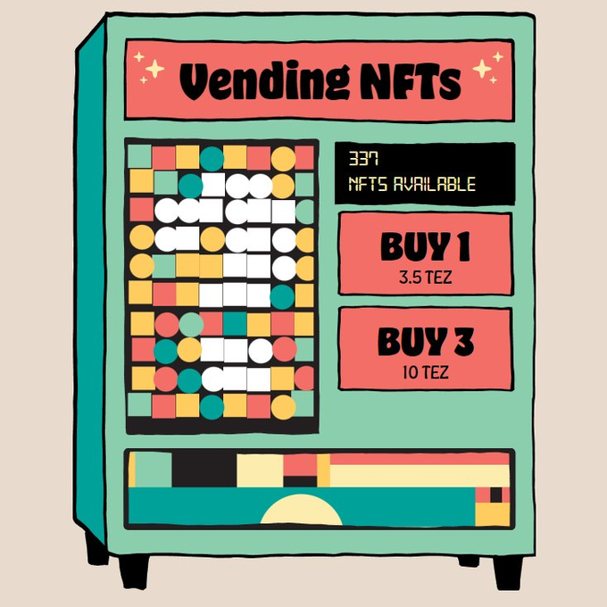 BRUTALISTI's tweet photo. 1/9
Non-objective Cliché is loaded into the @tezvendmachine

It will open tomorrow at 3 PM PST (10 PM UTC) for the historical drop

Additionally I will load art from some favorite #generative artists @shvembldr @sam___tsao @alexis_o_O @al_oner_one and @daniel_julia

read more👇 https://t.co/n9x022Kkwi