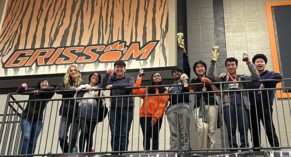 mrushano's tweet photo. Please join me in congratulating our Hoover High School Math Team who competed at Grissom High School in Huntsville today.  They placed 2nd and 3rd at team levels and 3rd and 1st in individual competition.  Go Bucs. @HooverHighBucs #HooverPride #HooverBucs #HCSStrong https://t.co/RK4nNBfqRh