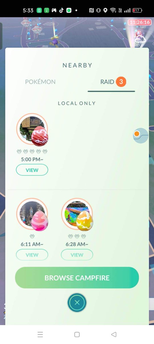 roelsteven's tweet photo. @NianticHelp And it’s not a visual glitch where’s the other 2 elite raids at? https://t.co/TdXjq3xDNy