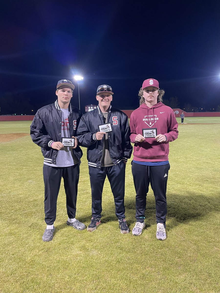 Congrats to these <a href="/DJGist3/">Spiro Bulldog Baseball</a> Bulldogs on being selected to the Leflore County all Tournament team. Proud of you <a href="/riggs_zander/">Zander Riggs</a> <a href="/GannonShack/">Gannon Shackelford</a> <a href="/corbinmiller3/">corbin miller</a>