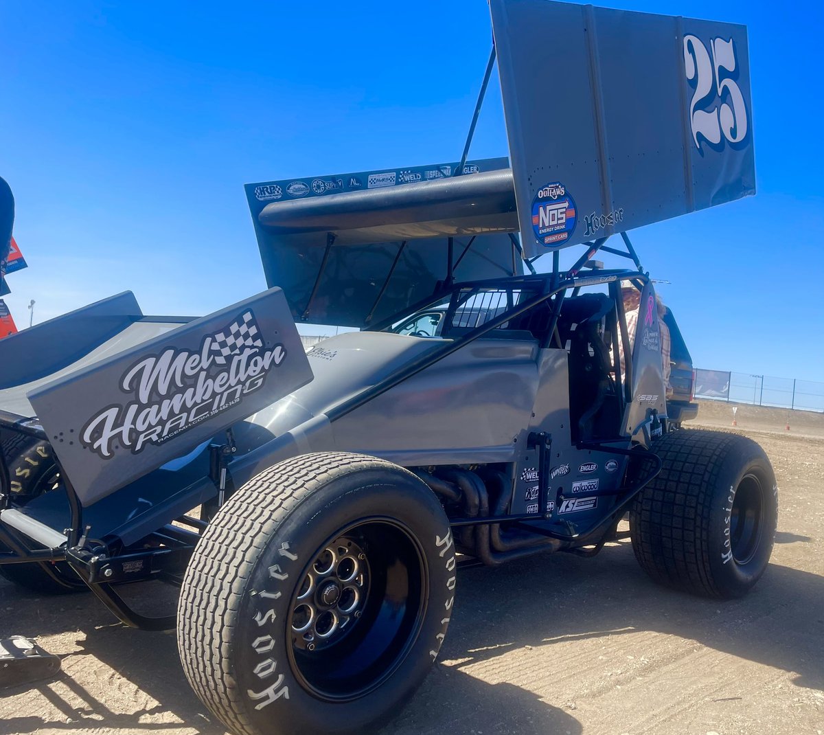WorldofOutlaws's tweet photo. Making his 2023 World of Outlaws @NosEnergyDrink Sprint Car season debut is @Sbogucki84!

He’s aboard the @BIkenberry #25 here at @81_speedway! https://t.co/BMecZfSR2Y