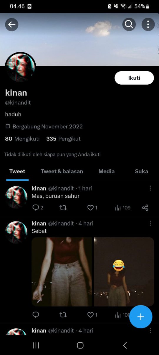 kultumsari's tweet photo. gabut bgt uripe gawe akun Twitter nggo fotoku. akunku dewe di blokir, ngecek nggo akun lio gek iso ndelok. bajingan banget munyuk siji iki. dijarjarke mah san soyo dadi asu https://t.co/ngSKqqaN7u