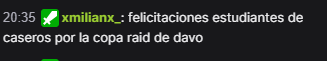 LaAgusnetaChat's tweet photo. El señor @xmilianx_ felicita al club el cual usted es el dueño @Lagusneta https://t.co/cShNKcKnyB
