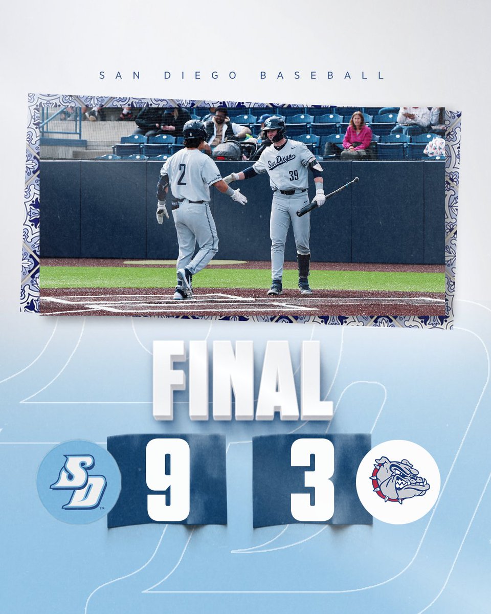Good Day To Be A Torero.

<a href="/USDbaseball/">San Diego Baseball</a> leads from start to finish at Gonzaga on Saturday to earn a decisive series win over the Zags!

#GoToreros