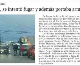 PdgRegion's tweet photo. Se sigue enviando malas señales en relación a seguridad, es decir si nisiquiera respetan la ley que queda para el resto de los ciudadanos.

Que un juez deje a un sujeto con medida cautelar ARRAIGO REGIONAL por atropellar a un carabinero después de todo lo ocurrido a la institució https://t.co/4yIsPaLdR5