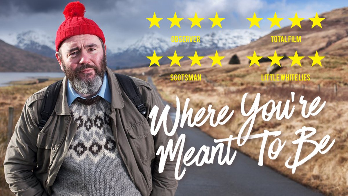MONTHLY REMINDER: Where You're Meant To Be – 'a funny wee film about music and death' – directed by @PaulFegan_ and starring me, is on the @BBCiPlayer until February 2024. Come away in! >> bbc.co.uk/programmes/b08…