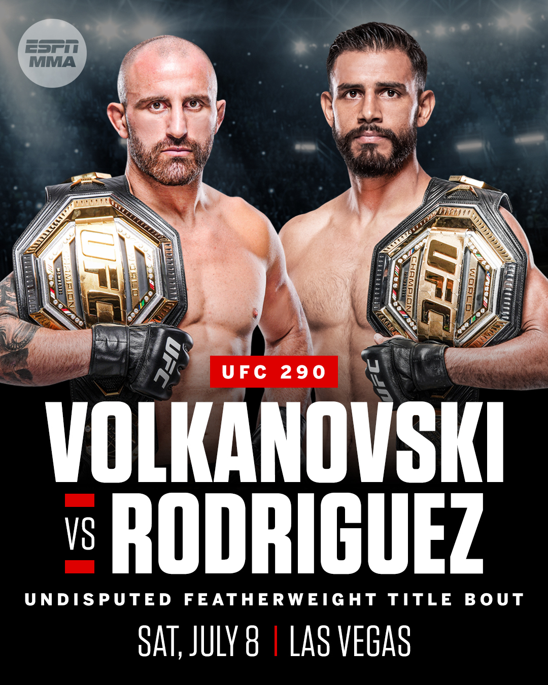 Yair rodríguez vs volkanovski fecha