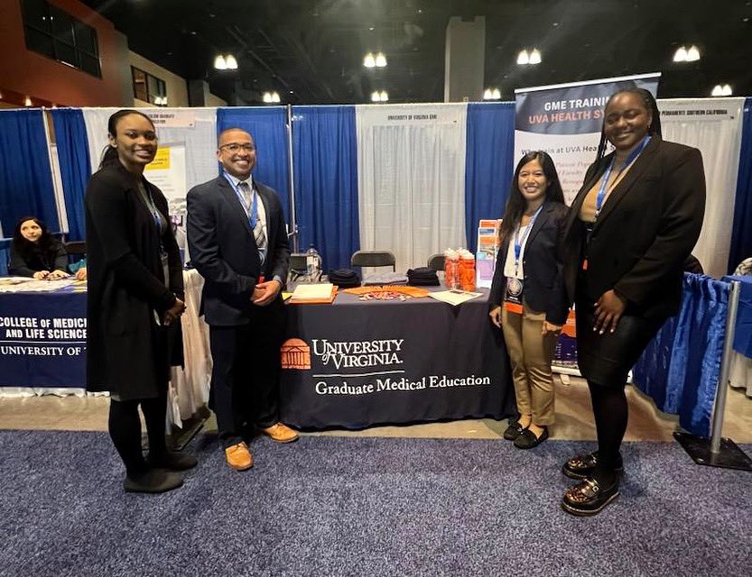 Great to have members of HCDI , both past and present, to show everyone just how great UVA really is! #AMEC2023 @AnthonyNormanMD @ChiomaMoneme @RobinUlep #KendraJobe