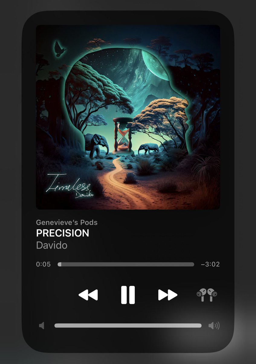 Blac_Eve1's tweet photo. Davido finish work!!!!
My favorite song off the album cause na who get money Dey carry shoulder true true. ๐ฉโค๏ธ
#TIMELESS #TimelessAlbum #TimelessConcert #TimelessPuma https://t.co/VSi9HDFAyT