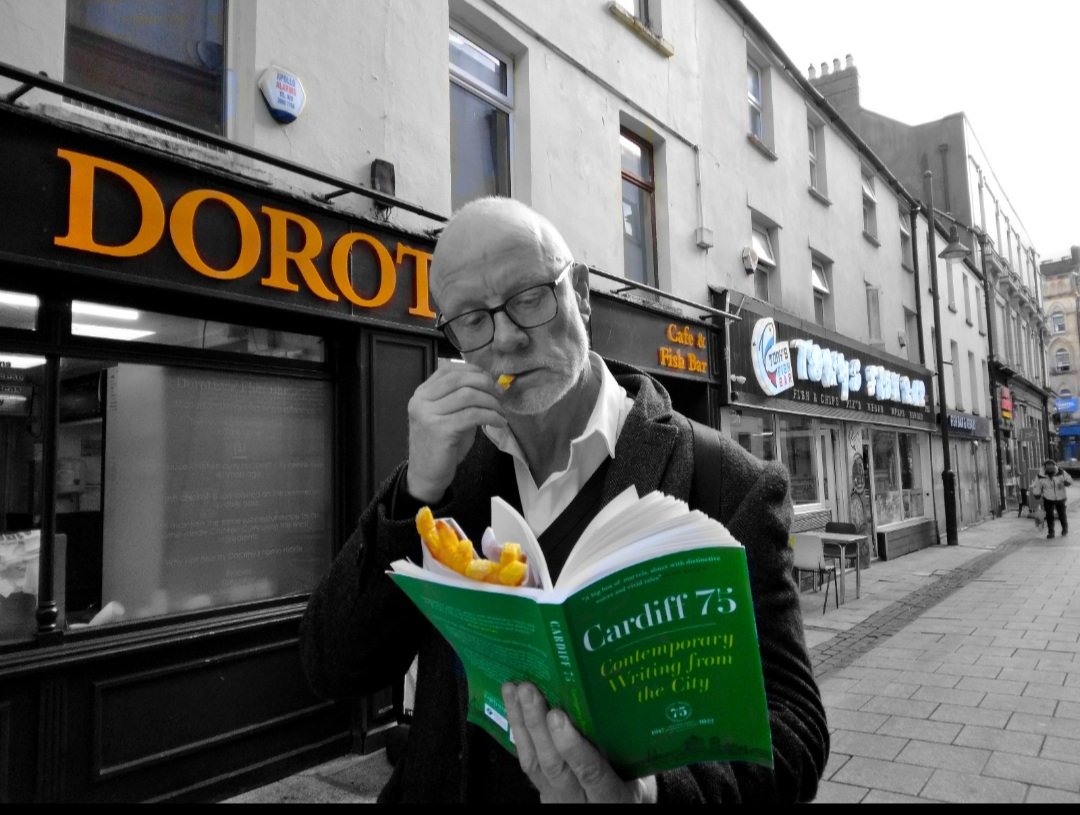 CardiffStory's tweet photo. Get your copy of Cardiff 75 which yours truly is featured in. Waterstones launch is at Waterstones Cardiff on the 26th April. 
https://t.co/oEYvMFXO8s https://t.co/OpL2RzEp2t