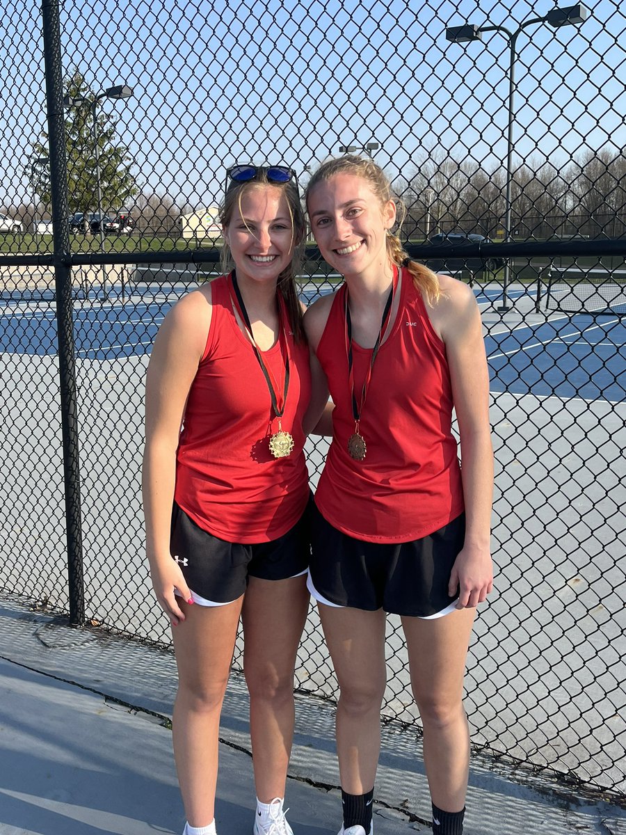Emma Need and Hannah Hodgen are the 2023 Logansport Girls Tennis Invite Champs at 1 Doubles 👏🏻👏🏻👏🏻 Good work, ladies! 🏆

Ava Kaufmann places 5th at 3 Singles, Jessie Alexander and Ava Bouwkamp place 6th at 2 Doubles

Girls travel to Frankfort Monday to take on the Lady Hot Dogs
