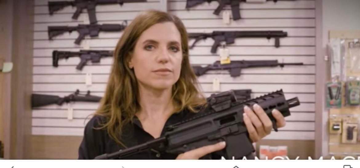 gailphardie's tweet photo. Sorry Nance - but it appears you promote gun violence. @RepNancyMace #SC110 https://t.co/6HumZ72kJo