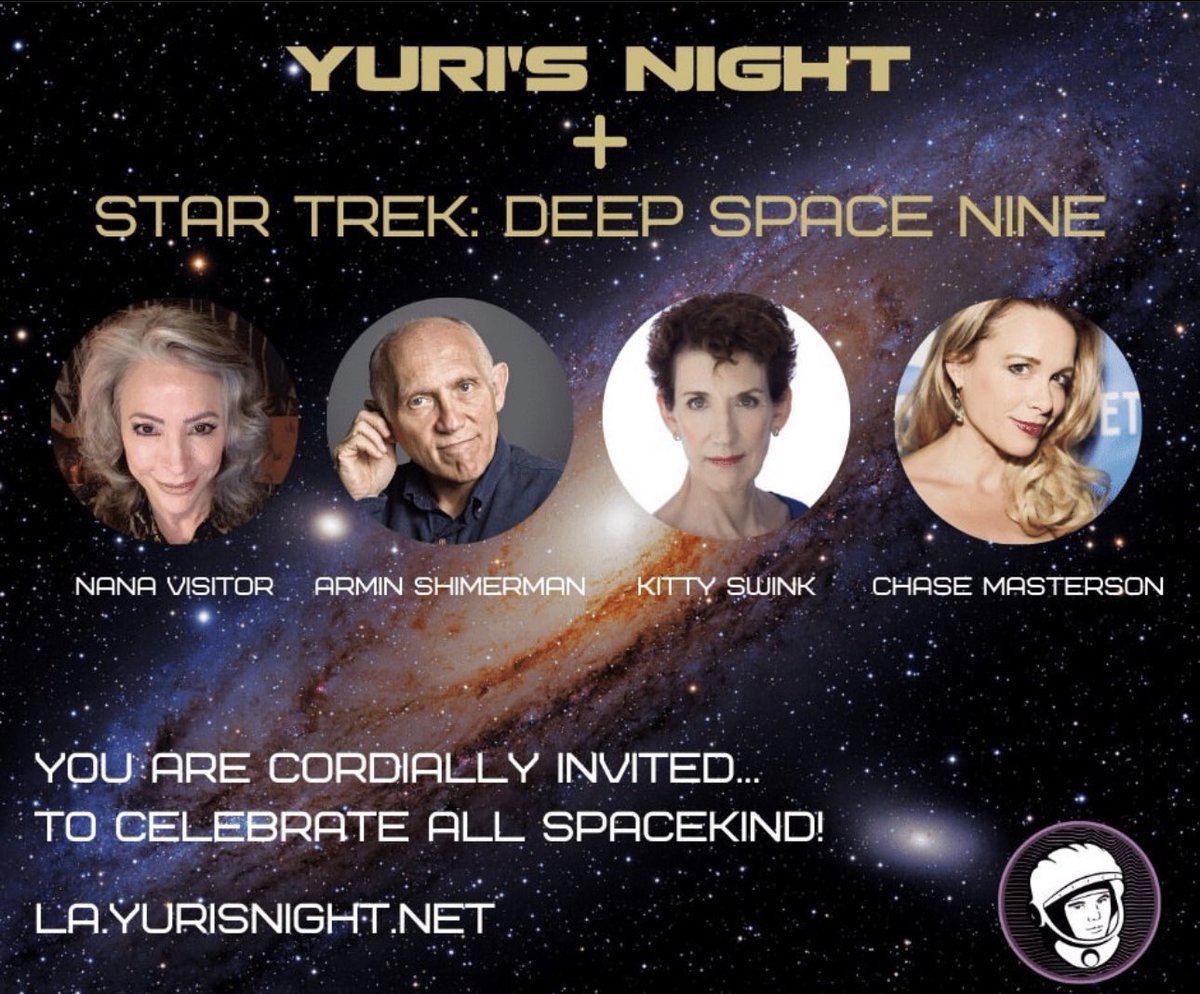 DigitalLA's tweet photo. Tonight: At Yuri's Night LA, party under the Endeavor space shuttle at California Science Center with speakers, DJs, food, Star Trek talent and other guests. Star Trek / Wars / space costumes recommended.
Get tix https://t.co/umOwlrfAVl
Follow @LAyurisnight #YurisNightLA https://t.co/RvGJnu1Rog