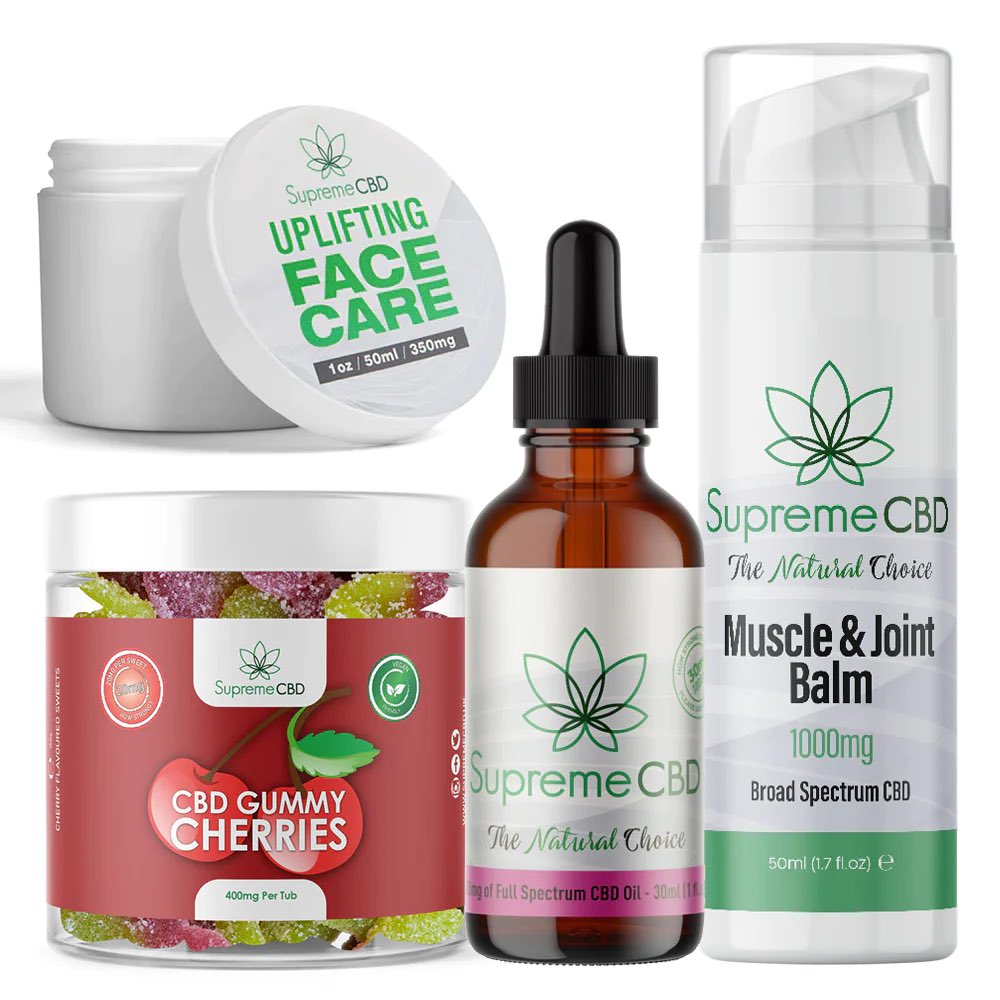 Do buy the <a href="/supreme_cbd/">Supreme CBD - UK’s #1 CBD OIL</a> starter pack ☑️ you get a bit of everything and all the benefits. 
Don’t pay full price…use code GROUNDSMAN40 and only pay £83.99 for:
🟢 CBD Oil
🟢 CBD Gummies
🟢 CBD Muscle Balm
🟢 CBD Moisturiser