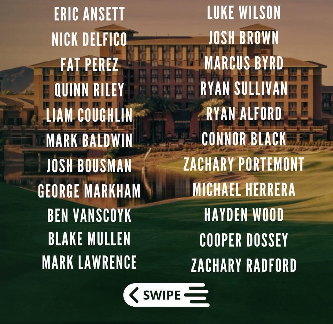 goodgood_golf's tweet image. The Good Good Championship official field