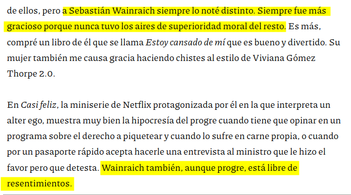 javiermdq's tweet image. Dos resaltados que te pueden dar una idea de por que los #ProgresFalopa siempre están adorando alguien que &quot;cierra ortos&quot; o &quot;hizo mierda&quot; a otros. Y encima, pretendiendo hacerse los graciosos.

La nota completa puede verse acá: seul.ar/4-sin-culpas/