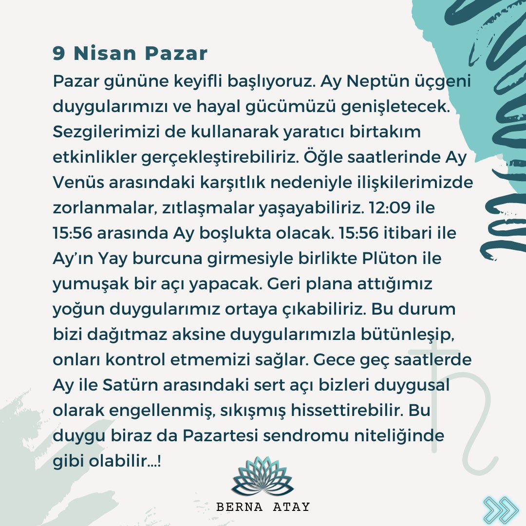 #9Nisan #astroloji