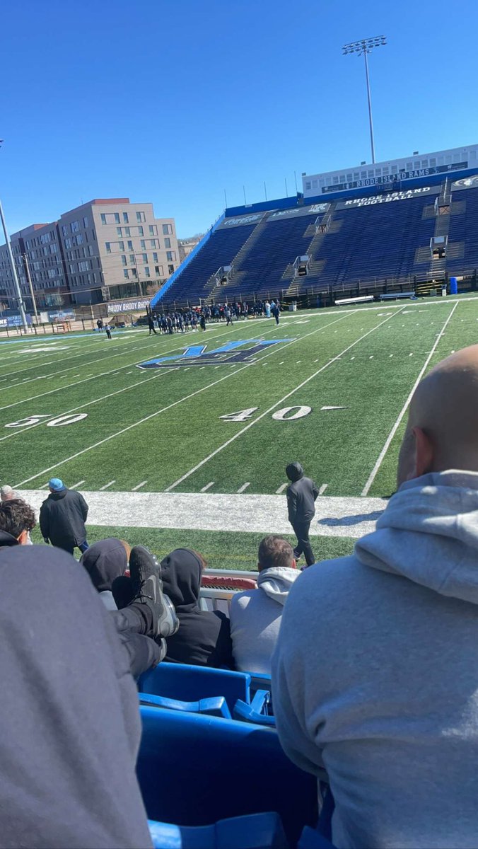 richie_lang43's tweet photo. Thank you @ChrisBergeski for the invite to URI Junior Day. Had an amazing experience and can’t wait to be back soon. @ChrisLorenti @CoachGilmer5 @CoachJCooper @xavierhfbc @athleticsXHS https://t.co/Me8H03IuSI