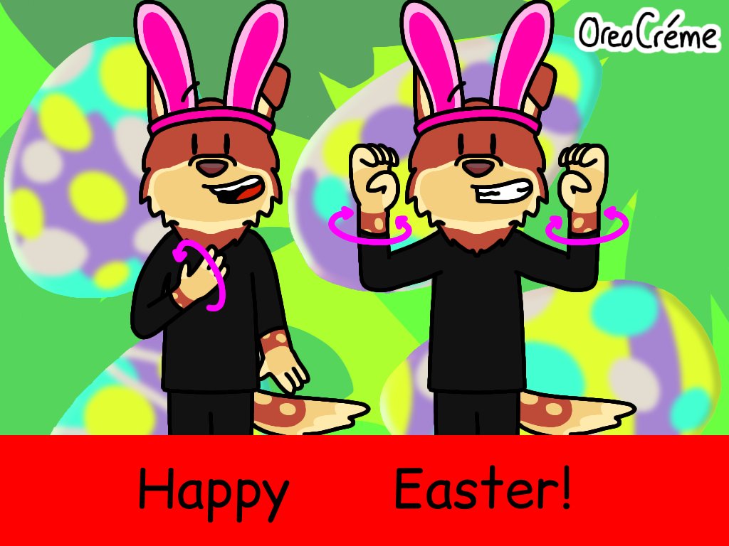 Oreo Crรฉme (@oreocreme450) on Twitter photo Don't worry. I'm still alive. ๐ฐ๐ฃ <a href="/TheFirstProtag1/">theFirstProtag</a> #Easter2023 #ASL #americansignlanguage Don't worry. I'm still alive. ๐ฐ๐ฃ <a href="/TheFirstProtag1/">theFirstProtag</a> #Easter2023 #ASL #americansignlanguage