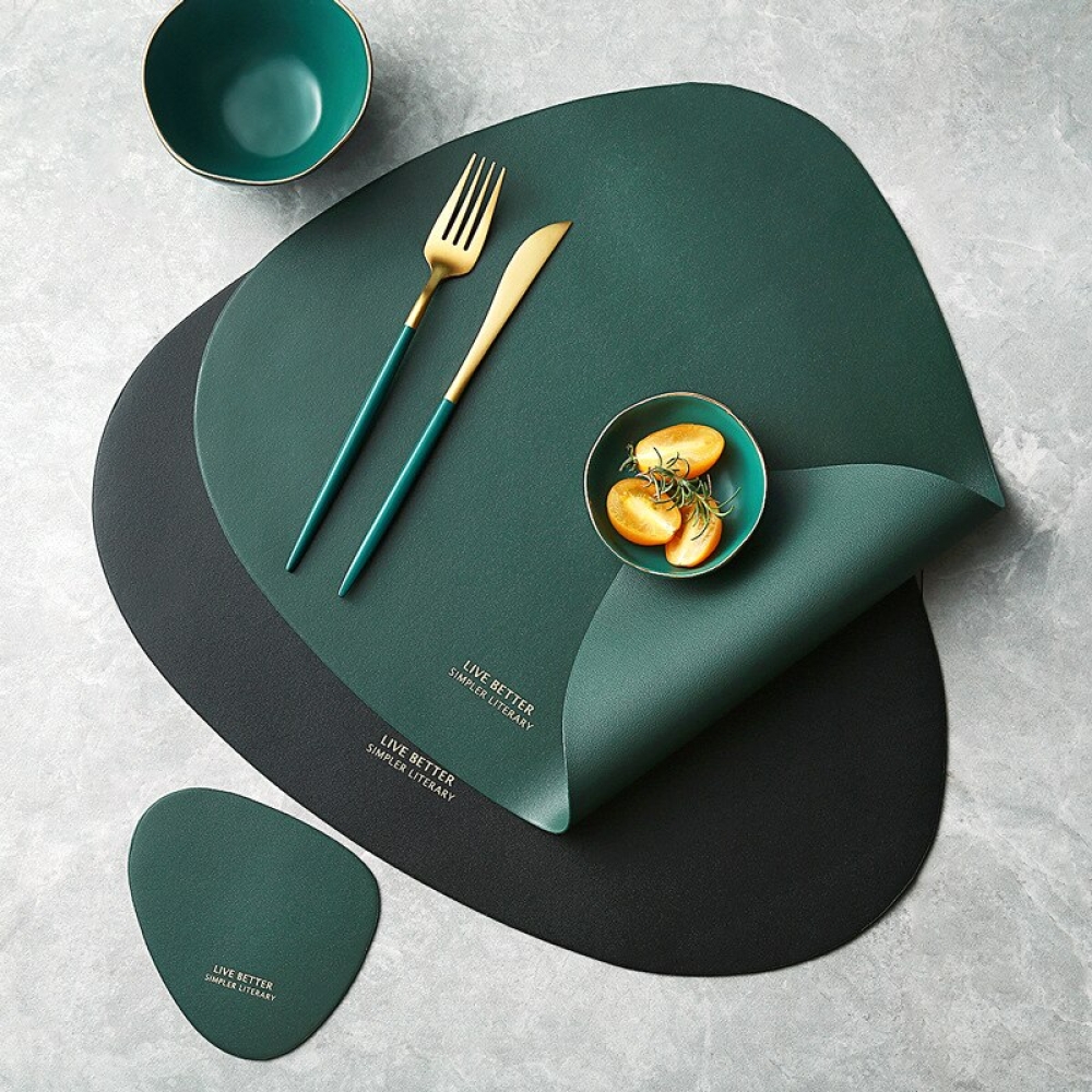 KitchenCenter_'s tweet photo. 🔥🔥🔥 PU Leather Tableware Placemat AVAILABLE AGAIN!🌪Are you Excited? 👉🍽📢 Active link in BIO
 #kitchenappliences #utencils #homegadgets #kitchenstorage #kitchendesign https://t.co/wdr0tvKron