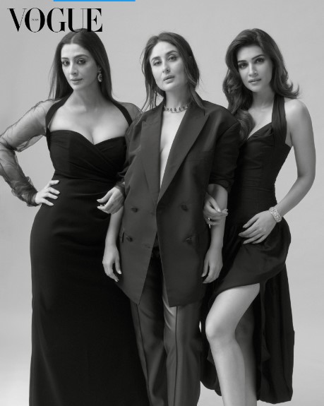 The stars have aligned! 📷3 generations of extraordinary women of Bollywood have joined hands to share the screen for our upcoming movie, #TheCrew 📷 #Tabu #KareenaKapoorKhan
@kritisanon

@RheaKapoor
@nidsmehra
#MehulSuri
@rajoosworld
@akfcnetwork
@balajimotionpic