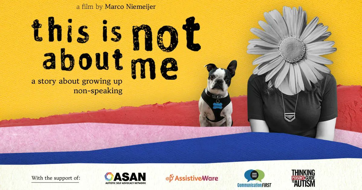 AssistiveWare's tweet photo. Looking for a movie to watch tonight? We recommend #ThisIsNotAboutMe 
It is the story of Jordyn Zimmerman an #autistic #AAC user. Now on Apple TV. #ThisIsNotAboutMe 
https://t.co/Dupn6pTF7T https://t.co/95F7CbyfJH