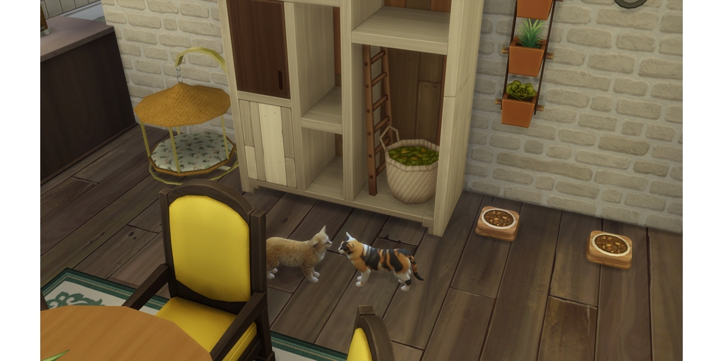 Talltalesims4's tweet photo. These two adorable cuties are about to try to make their own kittens. 0.0 #thesims4 #gaming #simulation #pets #socute https://t.co/0jcKJwHUSF