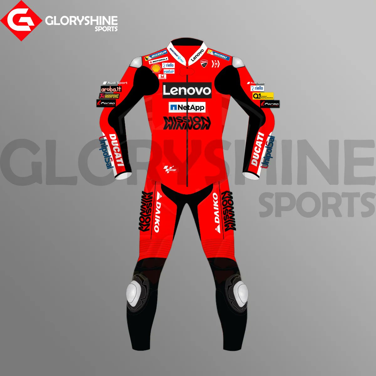 Buy Danilo Petrucci Leather Racing Suit Team Ducati MotoGP 2020 at a discounted price. This is available in all sizes with the best Quality-Leather.
#DaniloPetrucci #LeatherRacingSuit #DucatiMotoGP
link: gloryshinestore.com/product/danilo…