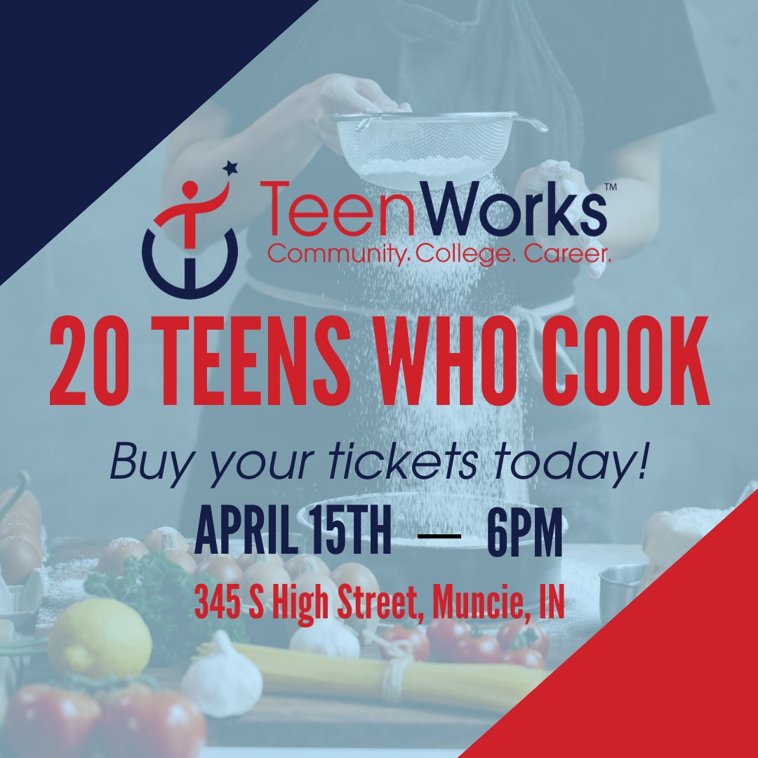 Get ready for a culinary showdown! Join us at 20 Teens Who Cook, where teens partnered with community families will go head-to-head in a friendly food creation competition. Register now for an unforgettable evening of food, fun, and fundraising.

Register at the link in our bio!