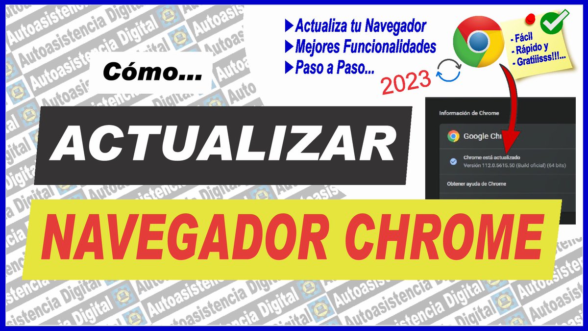Como Actualizar tu Navegador Google Chrome a la Versión más Reciente – Autoasistencia Digital autoasistenciadigital.com/actualizar-goo… a través de <a href="/AutoasisDigital/">Autoasistencia Digital</a> #Chrome #NavegadorChrome #ActualizarChrome #ActualizarNavegador #GoogleChrome