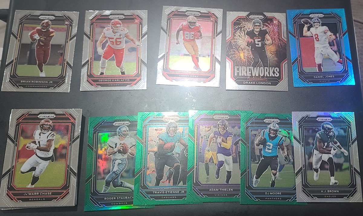 ant_trujillo's tweet photo. Decided to do 1 retail blaster, here are the "hits". Easily made about $1.65 or so back? 📈🤣 @CardPurchaser #RetailisDead📉 https://t.co/lr4notV1wi