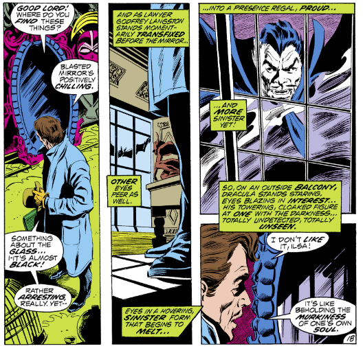 MarvelADay's tweet photo. #MarvelADay #ToD3 We turn now to Dracula’s castle where its new owner Ilsa Strangway is preparing to make a pact that she is bound to regret. - mcm https://t.co/kamjVTyK4V