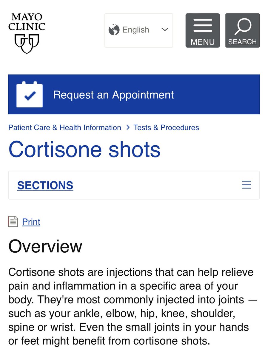 @JoJoFromJerz @BarbVina1 Take the shot, then do PT.  The cortisone shot will help with inflammation and enable you to do the PT easier.  It is not just a “pain shot.” Cortisone shots are to reduce inflammation, it may help with pain relief, but you still need to do the PT to regain mobility.
